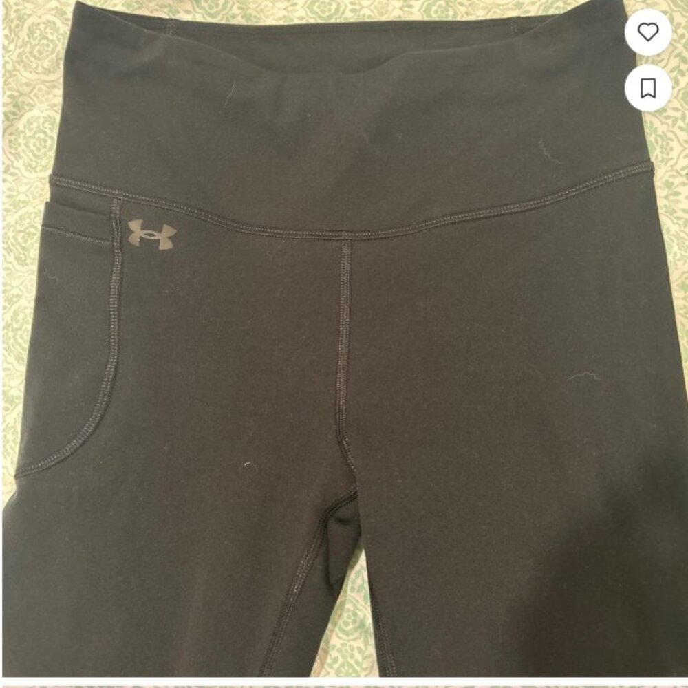Under Armour Women's Black Flare Leggings, Size M